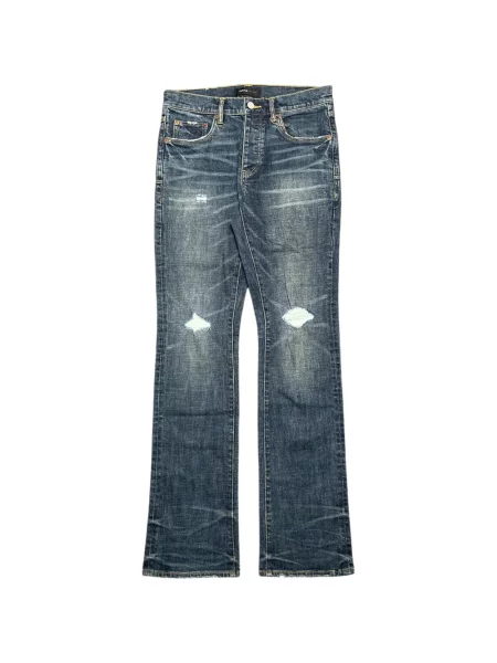 Viseltes hatású farmerek Purple Brand kék