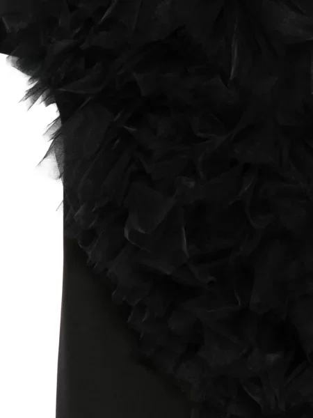 Rochie Alchemy cu volane din tul de costum negru