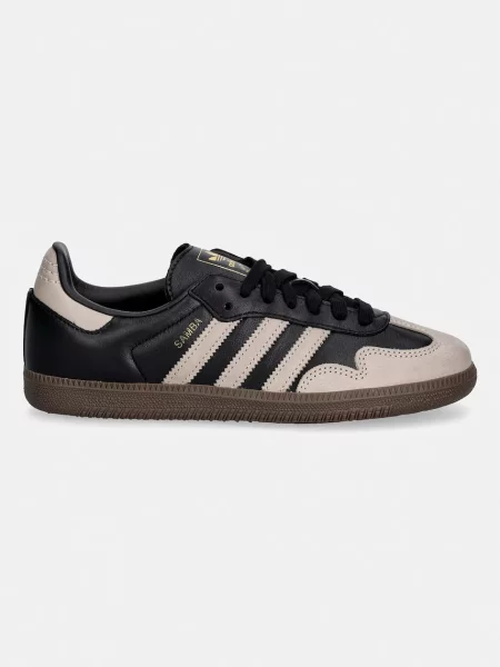 Sneakers adidas Samba Og W Core Black/ Wonder Beige/ Gold Metallic EUR 36 čierna
