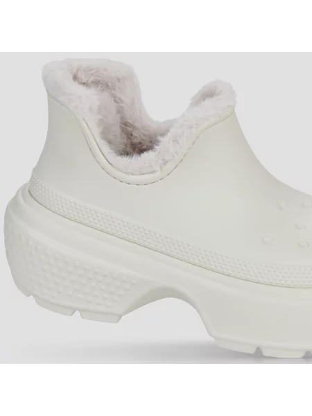 Členkové topánky Crocs biela