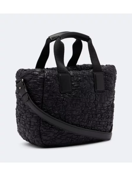 Matlasat geantă shopper Moncler negru