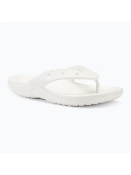 Șlapi Crocs Classic Flip pentru bărbați de albă