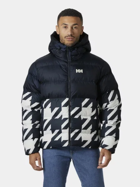 Зимова куртка Helly Hansen OSLO GRAPHIC темно-синій синя