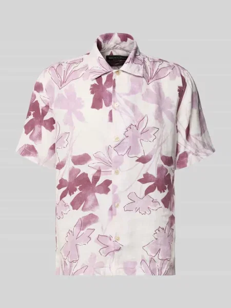 Koszula casualowa o kroju relaxed fit z czystego lnu Marc O'polo