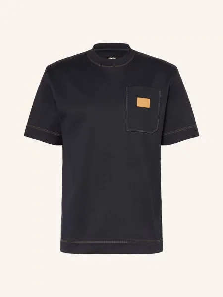 Fendi Koszulka blau granatowa