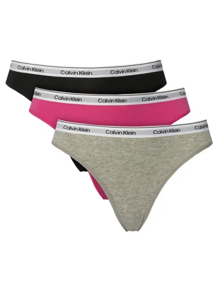 Calvin Klein Underwear Nohavičky svetlosivá / svetloružová / čierna / biela fialová