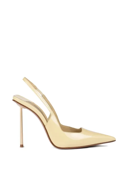 Pantofi cu toc Le Silla slingback galben