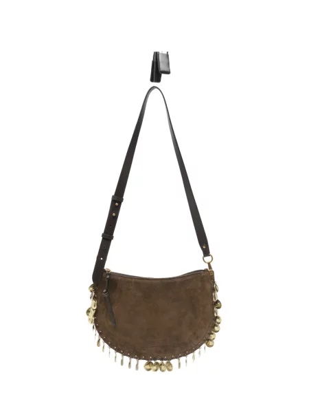 Body Isabel Marant din piele de căprioară maro