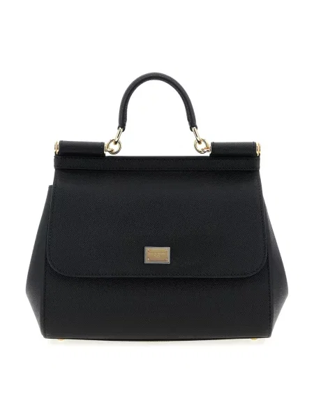 Torebka Dolce And Gabbana skórzana czarna