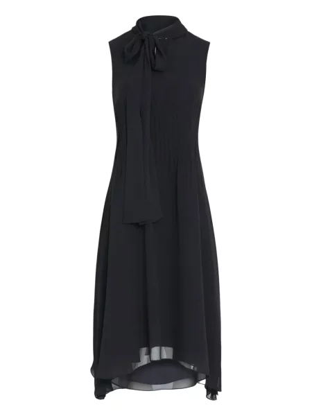 Rochie midi Lethicia Bronstein până la genunchi de costum negru