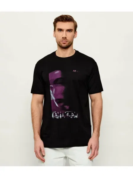 Armani Exchange Tricou negru
