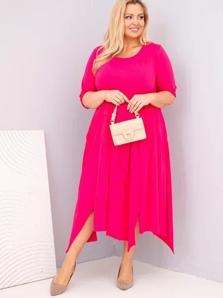Rochie Kesi Włoski asimetrică
