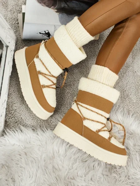 Cizme de zăpadă Resti maro