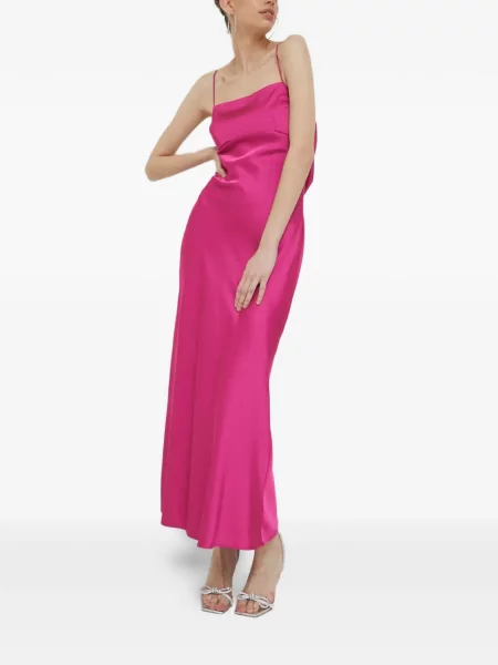 Rochie maxi Abercrombie & Fitch de costum roz