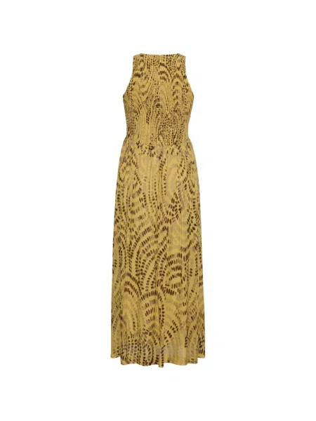 Rochie midi Cara Cara galben