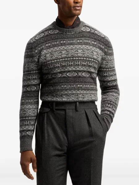 Pulover Ralph Lauren Purple Label gri