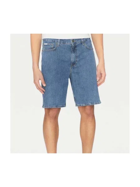 Pantaloni Guess albastru