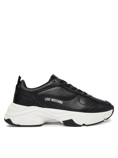Sneakers LOVE MOSCHINO negru