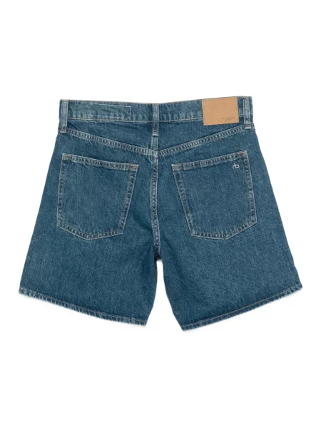 Krótkie szorty Rag & Bone niebieskie