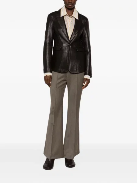 Geanta de piele The Jackie Leathers maro