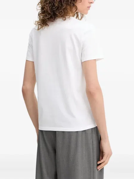 Tricou Ermanno Scervino scurt alb