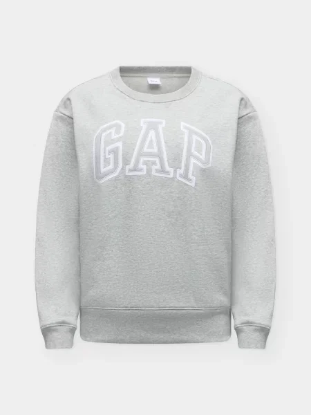 GAP Mikina HERITAGE šedá bílá