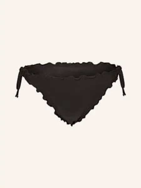 Hugo Dół Od Bikini Trójkątnego Ruffle schwarz czarny