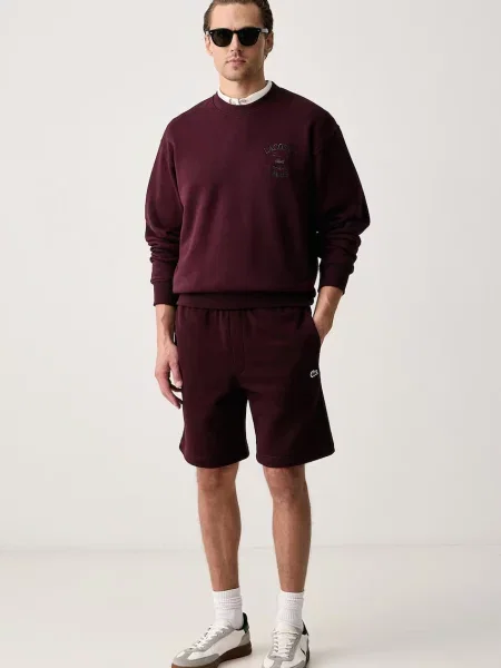 Lacoste трикотажні шорти з бавовною