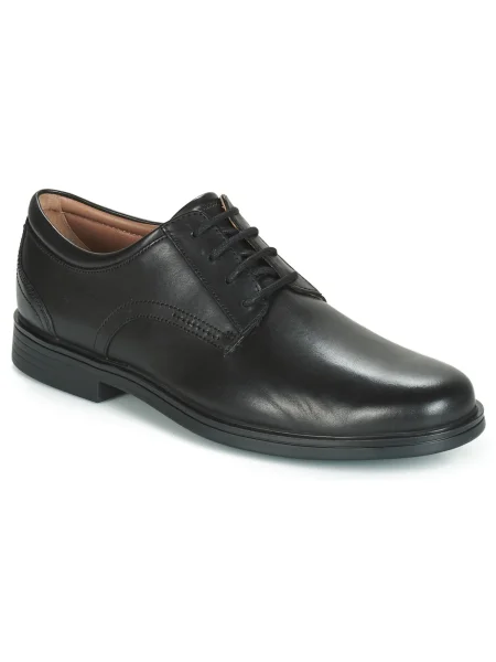 Čipkované tenisky Clarks čierna
