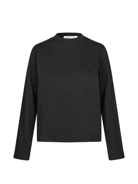 Lung tricou Samsøe Samsøe negru