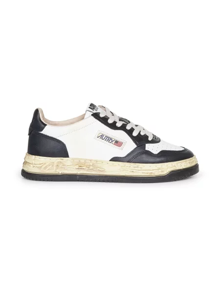 Sneakersy Autry skórzane retro białe