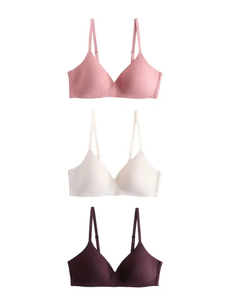 Next Nedrček staro roza / vinsko rdeča bela