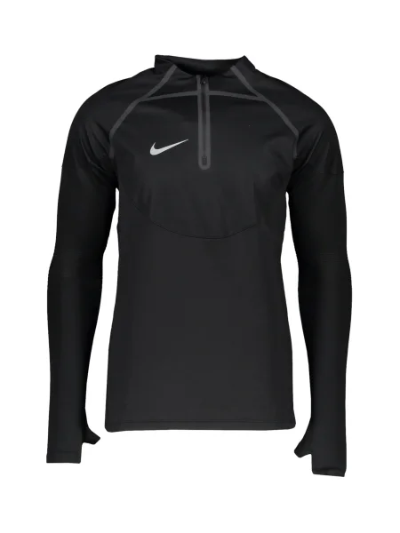 NIKE Funkční tričko Academy Pro Dril Winter Warrior grafitová / černá bílá