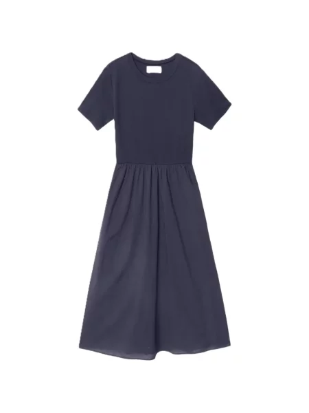 Rochie midi Xirena până la genunchi de costum albastru