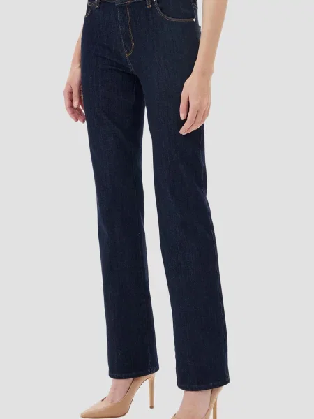 Прямі джинси GUESS темно-синій сині