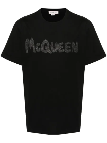 Tricou Alexander Mcqueen cu imagine negru