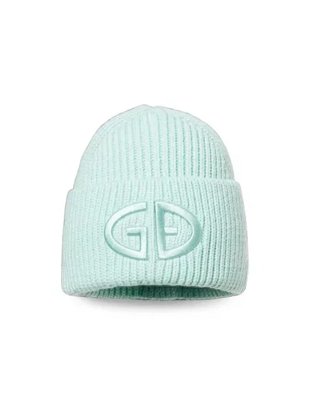 Căciulă Goldbergh cu broderie tricotate verde
