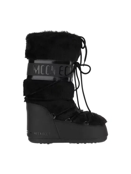 Śniegowce Moon Boot Icon Faux Fur black | WYSYŁKA W | 30 DNI NA ZWROT czarne