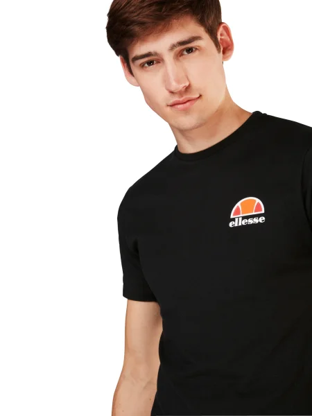 ELLESSE Majica Canaletto oranžno rdeča črna