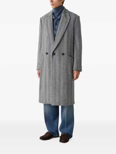 Palton Zegna de lână gri