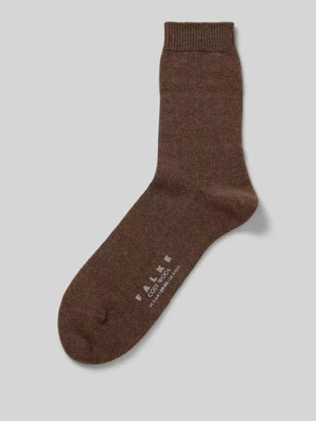 Skarpety z wysokiej jakości mieszanki wełny i kaszmiru model ‘COSY WOOL’ Falke beżowe