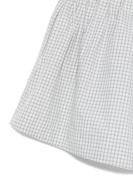 Карирани шорти Brandon Maxwell сиво