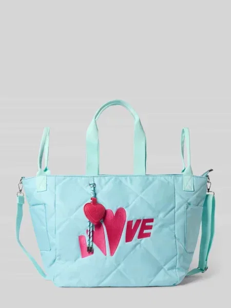 Torba shopper z haftem model „Love” Miss Goodlife