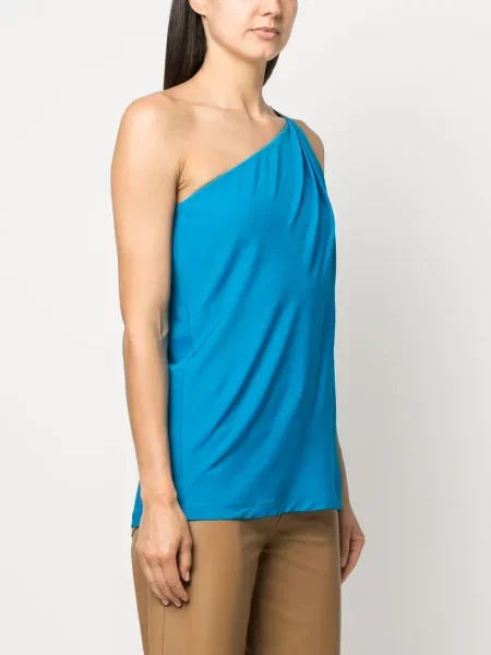 Τοπ Alberta Ferretti με έναν ώμο μπλε