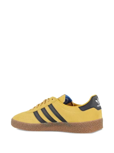 Sneakerși Adidas din piele de căprioară galben