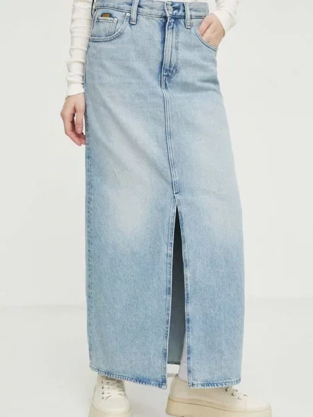 Τζιν φούστα G-Star Raw μπλε