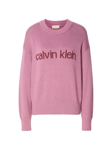 Calvin Klein Jeans Pulover bordo / pastelno rdeča