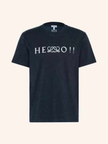 Loewe Koszulka blau granatowa