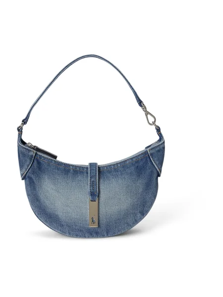 Polo Ralph Lauren Geantă de umăr denim albastru
