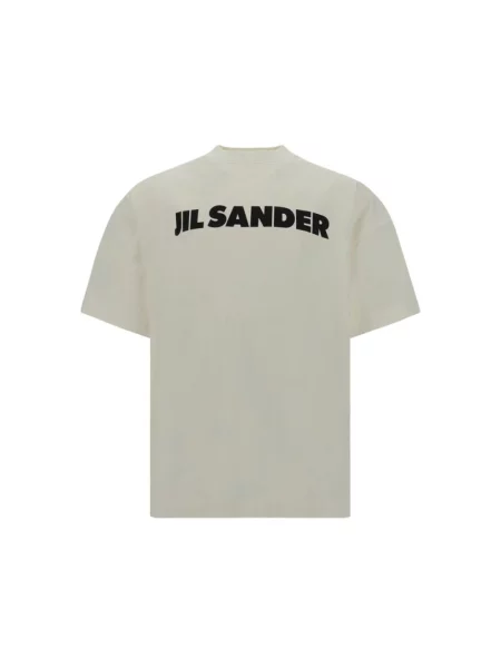 Koszulka Jil Sander z logo biała